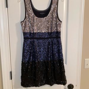 Madewell Sequin Multicolor Dress
